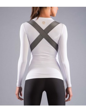 Bio Ceramic Long Sleeve X-Form Compression V-Neck (EAu6x)
