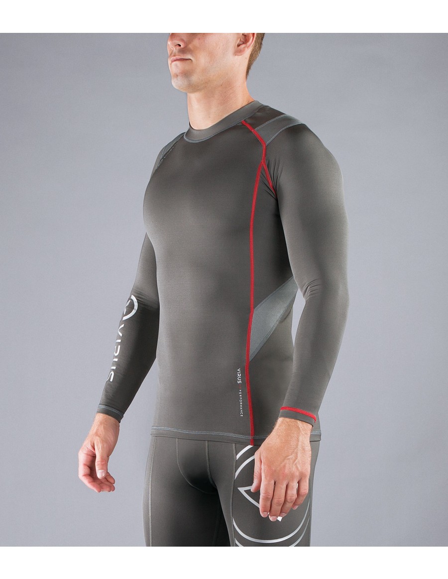 Stay Warm Long Sleeve X-Form Compression Crew Neck (SiO5X)