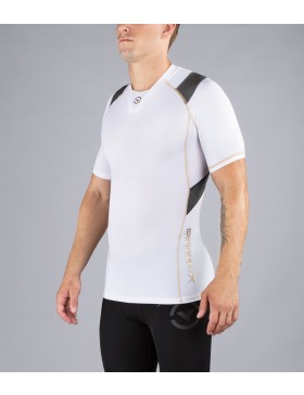 Bio Ceramic Short Sleeve X-Form Compression V-Neck (Au7x)