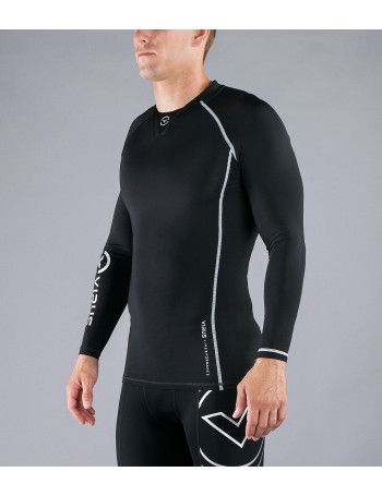 Stay Cool Long Sleeve Compression V-Neck (Co6)